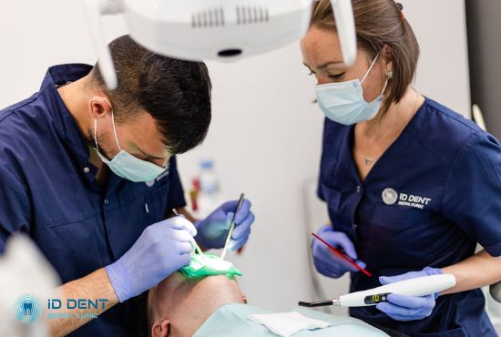Процесс реставрации зубов в клинике ID Dent